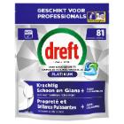 ALL-in-ONE vaatwastabletten 3 x 81 stuks Dreft Platinium artikelfoto