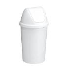 Poubelle couvercle basculant blanc 45 l Twinga Sunware photo du produit