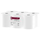 Essuie-mains blanc dévidage central cellulose 2 pli 150m Satino HiLine photo du produit