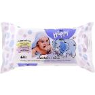 Lingettes imprégnées pour bébés allantoïne et vitamine E 64pc Bella Happy photo du produit