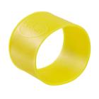 Collier coloré en caoutchouc 40 mm jaune Vikan photo du produit