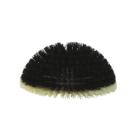 Tête de loup fibres mixtes demi lune monture en bois photo du produit