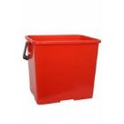 Emmer rood 6 l voor werkwagen gerecycleerd pvc artikelfoto