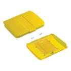 Couvercle jaune pour support sac 120 lt photo du produit