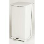 Defender : 90 lt - wit - gegalvaniseerd stalen - 38.1 x 38.1 x 76.2cm artikelfoto
