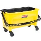 Rubbermaid : seau - avec grille &eacute;gouttoir - 40 lt -jaune photo du produit