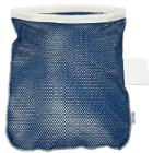 Wasnet blauw, knoop en antislipstrip, 50x70cm, FT artikelfoto