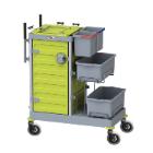 Ultra compacte werkwagen emmers 2 x 6 lt , 2 x 18 lt artikelfoto