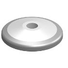 Bumper (disque pare-chocs) 22 mm Gris [2014006/2014030] photo du produit