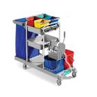 Werkwagen zonder pers 4 x 6 l en 2 x 15 l "techline" artikelfoto