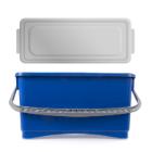 Seau bleu herm&eacute;tique avec couvercle 20 l photo du produit