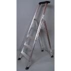 Trapladder pro : aluminium - 3 treden + 1 ladderblad - max 260 kg - "escapro" - artikelfoto
