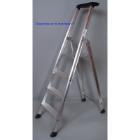 Trapladder pro : aluminium - 5 treden + 1 ladderblad - max 260 kg - "escapro" - artikelfoto