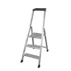 Escabeau pro : aluminium - 2 marches + 1 plateau - max 260 kg - "escapro" - norm photo du produit