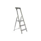 Aluminium huishoudtrapladder 2 treden +1 ladderblad max 150 kg Esca es artikelfoto