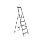 Aluminium huishoudtrapladder 4 treden +1 ladderblad max 150 kg Esca Es artikelfoto