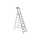 Aluminium huishoudtrapladder 7 treden +1 ladderblad max 150 kg Esca Es artikelfoto