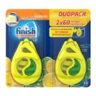 Finish duopack : d&eacute;sodorisant lave-vaisselle - citron - 2 pc photo du produit
