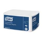 Serviettes blanches 1 pli 30 x 33 cm écologique Tork Counterfold Universal N1 photo du produit