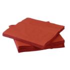 `TORK LUNCH NAPKINS`: servet `TERRACOTTA -2lgs 33x33cm- 1/4 artikelfoto