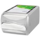 Grijze dispenser voor papieren servetten N4 Tork Napkins Counter Dispenser artikelfoto