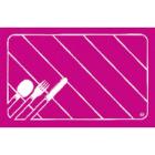 Patroonbord papieren placemat bordeauxrood 42x30cm 500pcs Tork Advanced artikelfoto