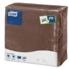 `TORK DINNER NAPKINS`: serviette `COCOA -2pl.-39x39cm 1/4- (12x150pc) [539224/47 photo du produit