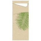 leaf : pochette &agrave; couverts avec serviette - 500 pc photo du produit