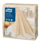 Servet dinner cream 39x39cm 1 laag 12x50 st Tork LinStyle artikelfoto