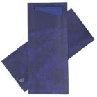 Pochettes &agrave; couverts et serviettes : bleu fonc&eacute; - 8.5 x 19 cm - 500 pc photo du produit