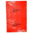 Sac poubelle rouge 70 cm (36 +2 x 17) x 110 cm BD 68µ imprimé CHwapi photo du produit