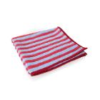 Lavette carré microfibre grattante bleu rouge 30 x 30 cm "EMR" photo du produit