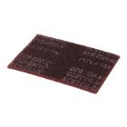 Schuurpad : bordeaux - 15,8 x 22,4 cm - "scotch brite" artikelfoto