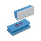 Schuurspons handgreep blauw schuurlap wit zacht 7 x 15 x 4,5 cm Glitzi artikelfoto