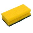 TASKI SuperScourer &eacute;ponge abrasive jaune-verte 10pc photo du produit