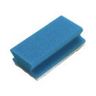Schuurspons handgreep blauw schuurlap wit 14 x 8 cm Taski artikelfoto