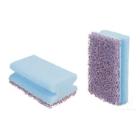 Schuurspons blauw schuurlap paars 13 x 7 cm Scotch Brite artikelfoto
