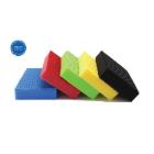 HACCP spons rood met netstructuur en mousse 13,5 x 8,7 x 2,6 cm artikelfoto