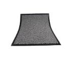 Grijze polypropyleen stofmat met vinyl rug 60x90cm artikelfoto