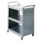 Chariot utilitaire : ferm&eacute; 2 cot&eacute;s - noir photo du produit