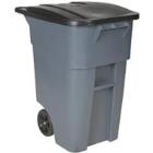 Container sur roues gris couvercle noir - 189 l photo du produit