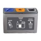 Station de tri 3 flux 150 l personnalisation FR / BOF 39857 Wallonie photo du produit