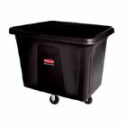 Chariot cubique :capacit&eacute; 300lt - noir - poly&eacute;thyl&egrave;ne - 108.6 x 71.1 x 83.8 cm photo du produit