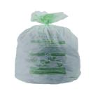 Sac Bruxelles Propret&eacute; vert 62 x 87 cm bio 35&micro; 60 l 10 sacs fermeture liens coulissants photo du produit