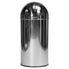 Poubelle - inox miroir - 40 lt - "push" photo du produit