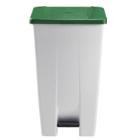 Verplaatsbare Pedaalemmer - 120lt - mobily - wit / groen artikelfoto