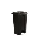 Pedaalemmer - zwart - antibacterieel - gerecycleerd pp - 90 lt artikelfoto
