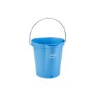 Seau : bleu - gradué - bec verseur - 6 lt - "vikan" photo du produit