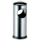 Cendrier bac &agrave; sable : corbeille 17,5 lt - inox bross&eacute; photo du produit