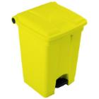 Poubelle à pédale - jaune - 45 lt photo du produit